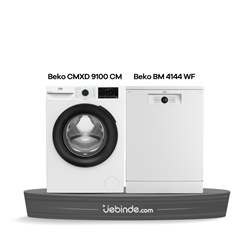 Beko 2 li Çamaşır ve Bulaşık Paketi-33 (CMXD 9100 CM + BM 4144 WF)